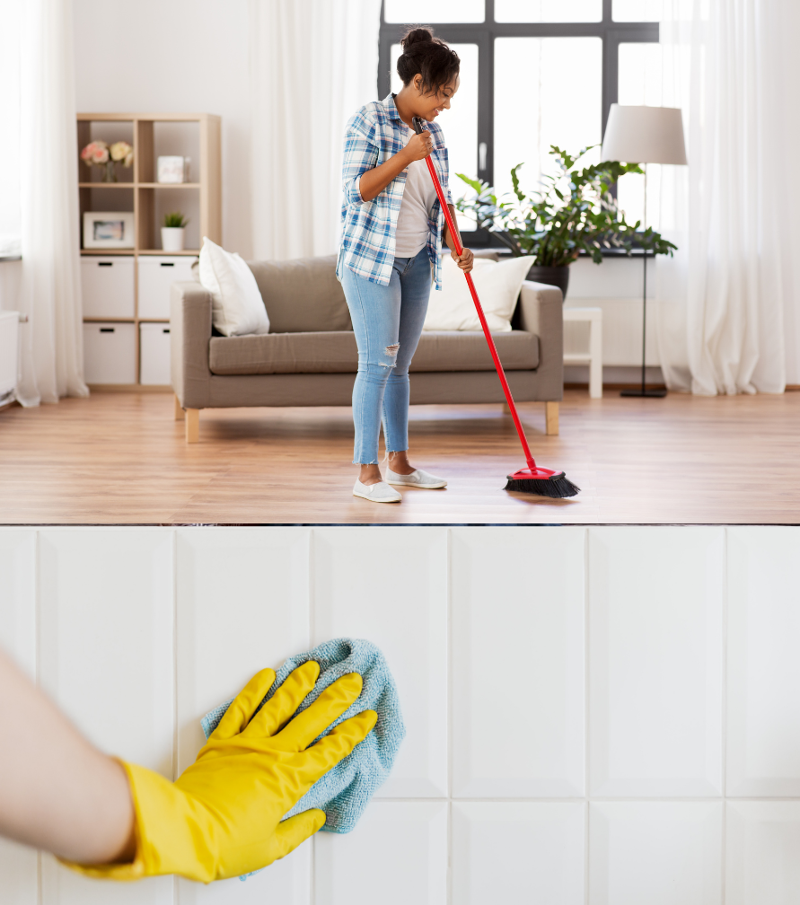 Simple-cleaning-runtime Home With Kids