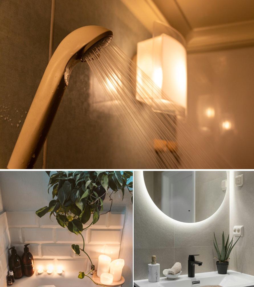 soft-warm-bathroom-lighting-with-led-mirror-for-calm-bathroom-makeover-ideas