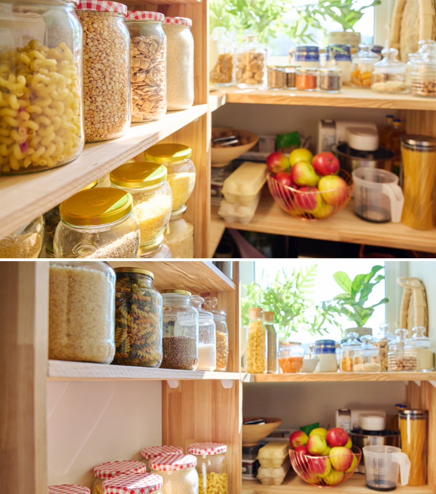 organized-kitchen-cabinet-storage