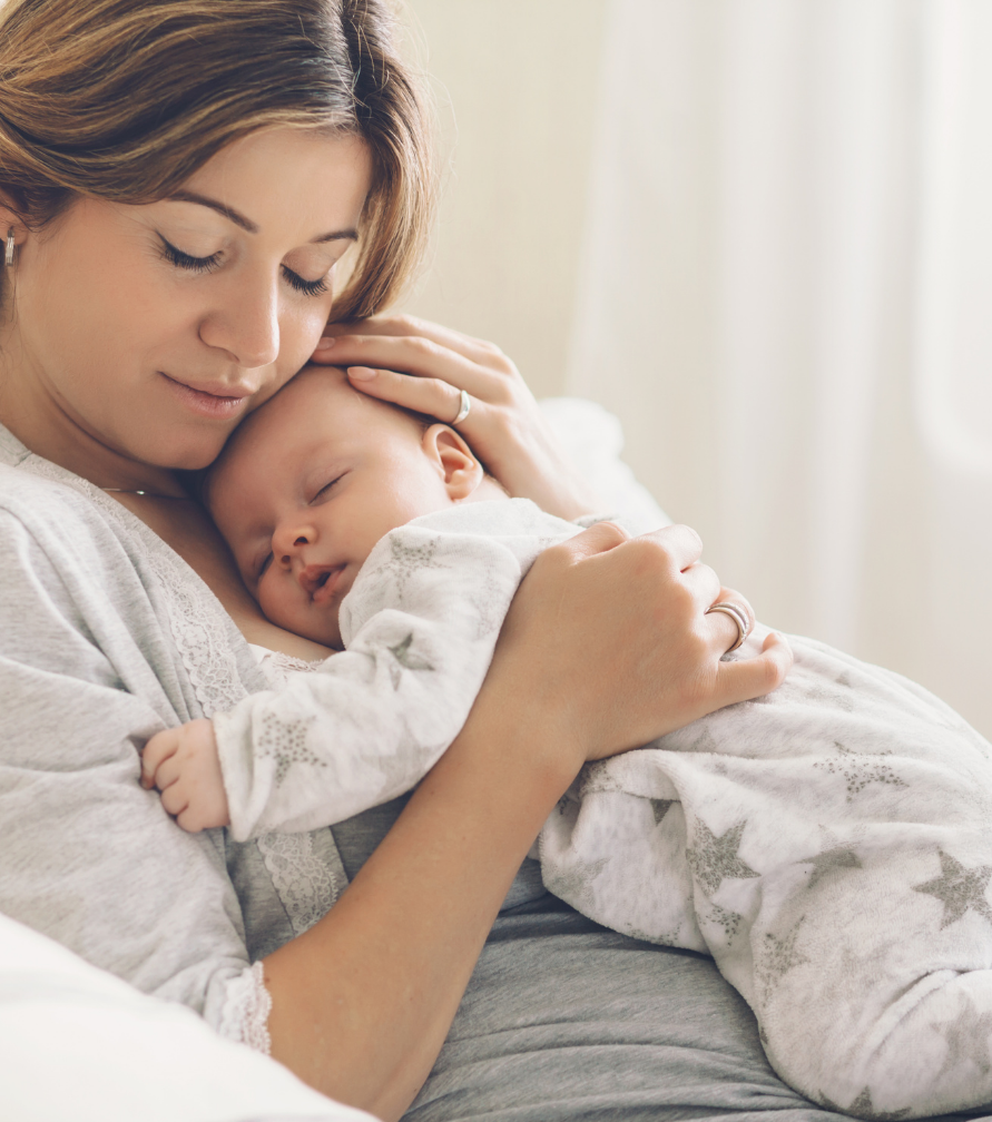 newborn-baby-routine-mother-holding-newborn-baby-soft-mode
