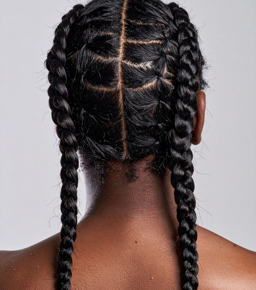 low-maintenance-braid-hairstyle-busy-moms-protective-style