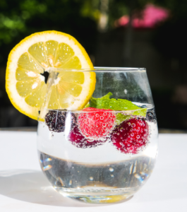 infused-water-juice-baby-shower drinks