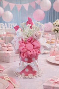 Baby Sock Flower Bouquets