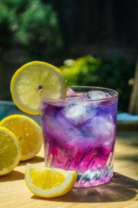 Lavender-Lemonade-baby-shower-drinks