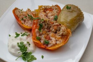 Stuffed-Mini-Peppers-baby-shower