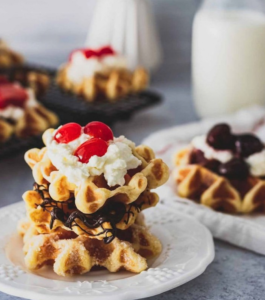 Mini-Waffle-Stacks-for-small-food-party