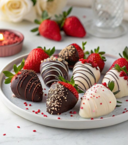 chocolate-drip-strawberry-for-baby-shower-small-party
