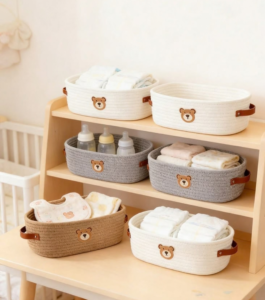 nursury-basket-25-Unique-Baby-Shower-Gifts-for-a-Baby-Girl