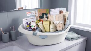  newborn-set-bath