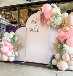 balloon -arch-baby-shower-backdrop